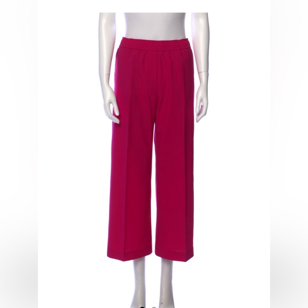 MSGM Pink Wide Leg Pants